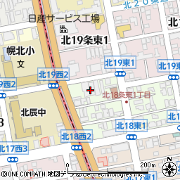 不二建設株式会社札幌本社周辺の地図
