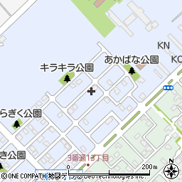 北海道江別市大麻元町161-31周辺の地図