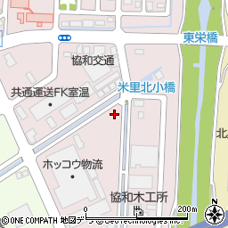 北海道札幌市白石区米里５条2丁目周辺の地図