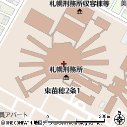 札幌刑務所周辺の地図
