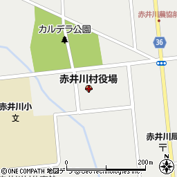北海道余市郡赤井川村周辺の地図