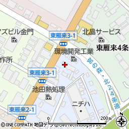 札幌機械センター　協同組合周辺の地図