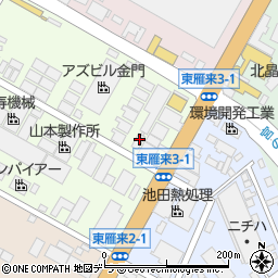 株式会社光明製作所　札幌営業所周辺の地図