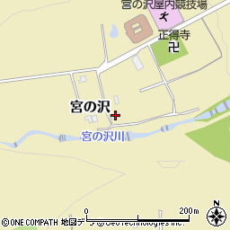 札幌市水道局宮の沢ポンプ場周辺の地図