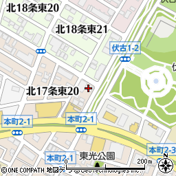 リンテック株式会社　札幌支店周辺の地図