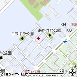 北海道江別市大麻元町158-64周辺の地図