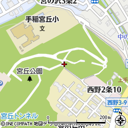 宮丘公園トイレ１周辺の地図