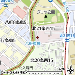 北海道女子学生会館周辺の地図