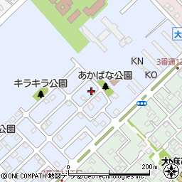 北海道江別市大麻元町158-34周辺の地図