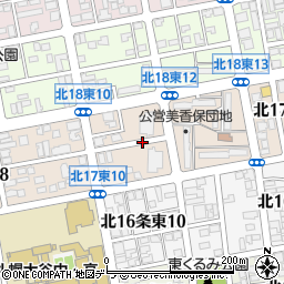北海道札幌市東区北１７条東周辺の地図