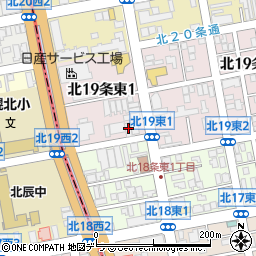 北海道補助対象施設周辺の地図