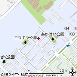 北海道江別市大麻元町158-57周辺の地図