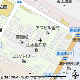 アズビル金門　北海道支店周辺の地図