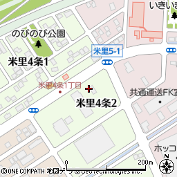 株式会社カナモト　札幌小型機械センター周辺の地図