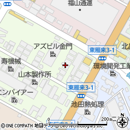 越後製菓札幌営業所周辺の地図