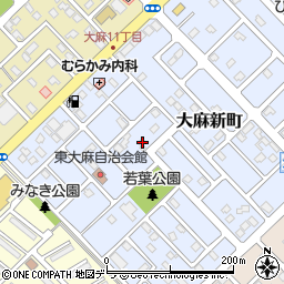 北海道江別市大麻新町9の地図 住所一覧検索 地図マピオン