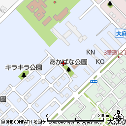 北海道江別市大麻元町158-50周辺の地図