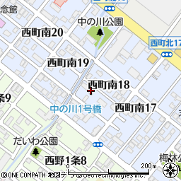 第２札幌ハイツ周辺の地図