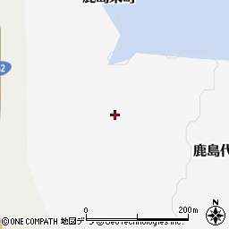 北海道夕張市鹿島栄町周辺の地図