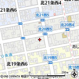 ファミリーマート札幌北２０条西５丁目店周辺の地図