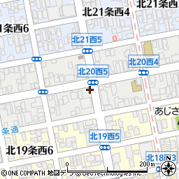 リパークファミリーマート札幌北２０条西５丁目店駐車場周辺の地図