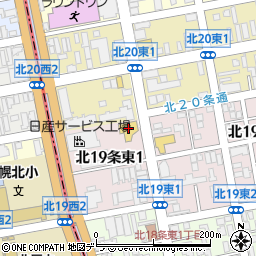 北海道日産自動車北店周辺の地図