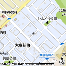 北海道江別市大麻新町の地図 住所一覧検索 地図マピオン