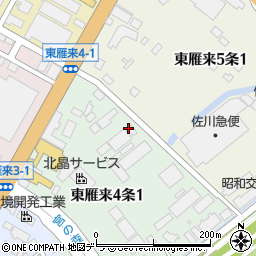 北日本産商株式会社　札幌営業所周辺の地図