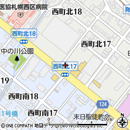 かつや札幌西区西町店出前専用周辺の地図