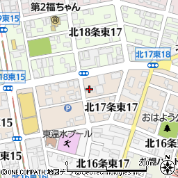 日本キリスト教団札幌元町教会周辺の地図