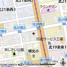 〒001-0020 北海道札幌市北区北二十条西６丁目の地図