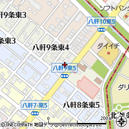ミクロ　札幌営業所周辺の地図