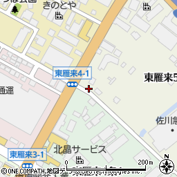 札幌共同アスコン株式会社周辺の地図