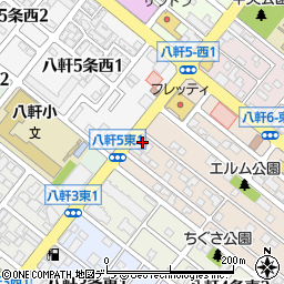 グランメール八軒東５－１周辺の地図