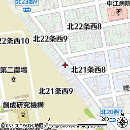 北海道冷設技研株式会社周辺の地図