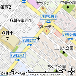 くまさんの京たこ周辺の地図