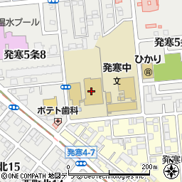 札幌市立発寒西小学校周辺の地図