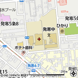 札幌市立発寒西小学校周辺の地図