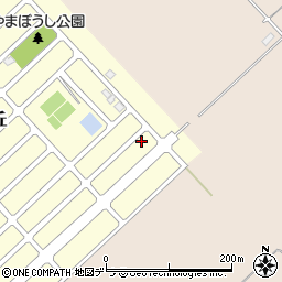 北海道江別市あさひが丘45-8周辺の地図