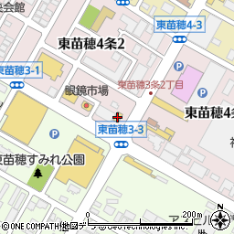 セブンイレブン札幌東苗穂４条店周辺の地図
