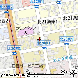株式会社いちたかガスワン　札幌支店北営業所周辺の地図