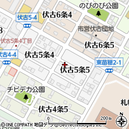 シプリデンタルクリニック札幌ふしこ周辺の地図