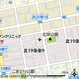北海道札幌市東区北１９条東9丁目6周辺の地図