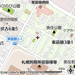 すまいる東苗穂周辺の地図