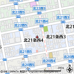 ラギちゃんラーメン 北21条店周辺の地図