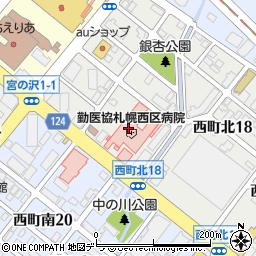 勤医協札幌西区病院 介護医療院周辺の地図