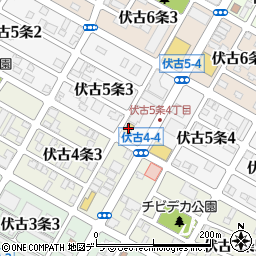 セイコーマート伏古５条店周辺の地図