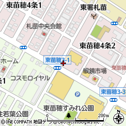 ソフトバンク・ワイモバイル札幌東周辺の地図