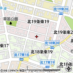 北海道札幌市東区北１９条東19丁目1周辺の地図