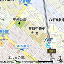北海道札幌市西区八軒７条東1丁目1周辺の地図